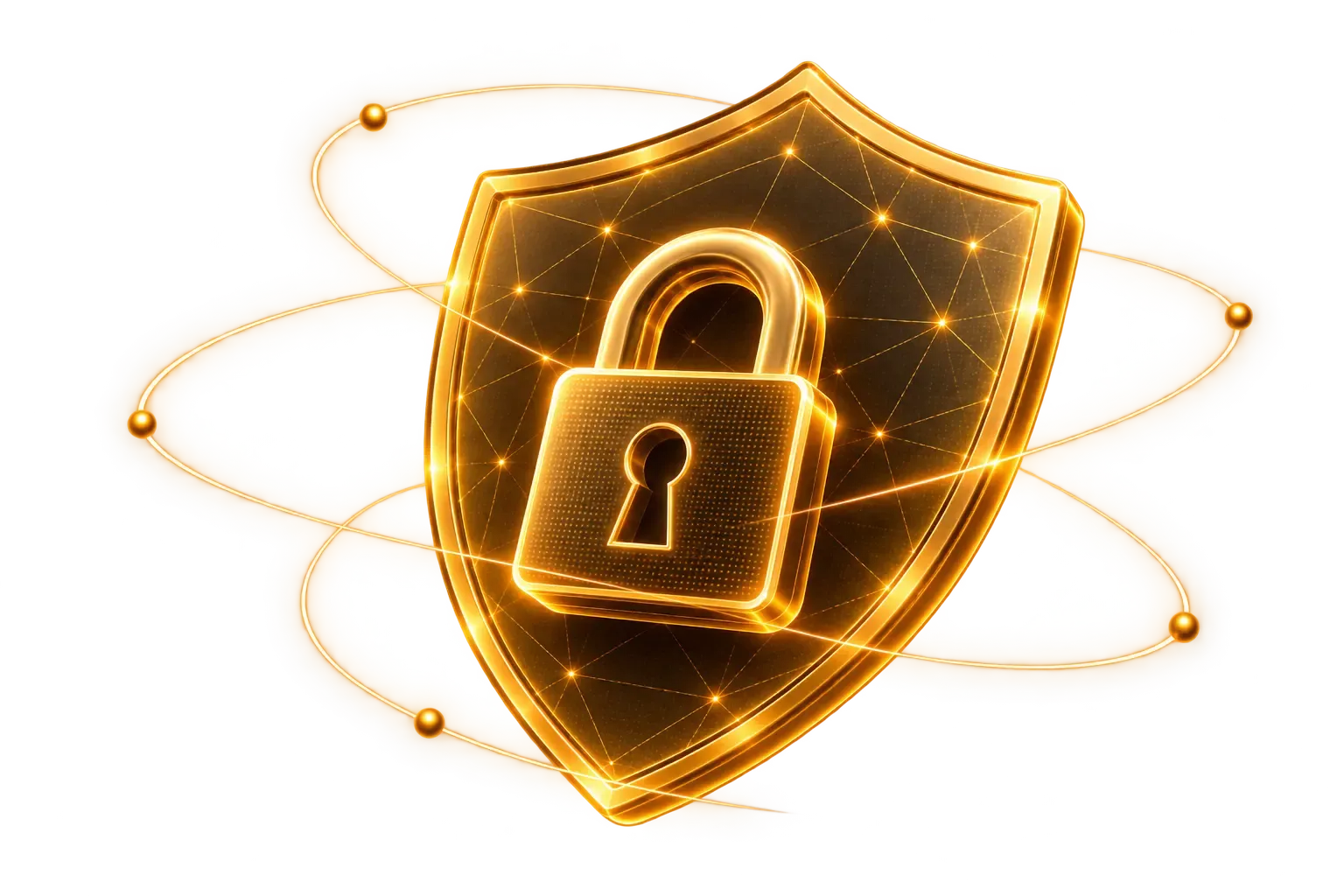 Abstrakte Darstellung von Datenschutz und digitaler Sicherheit