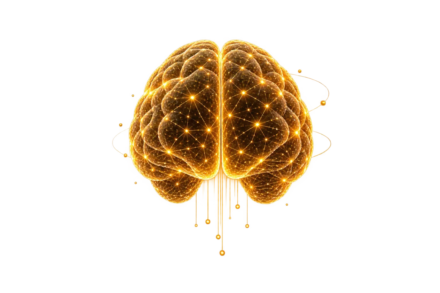 Abstrakte Darstellung künstlicher Intelligenz und vernetzter KI-Antwortsysteme